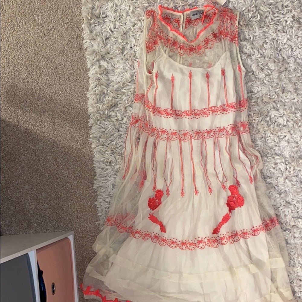 ASOS vintage silhouette maxi dress with slip